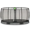 Exit - Cama elástica de suelo Allure Premium 427 cm negro