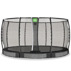 Exit - Cama elástica de suelo Allure Premium 427 cm negro