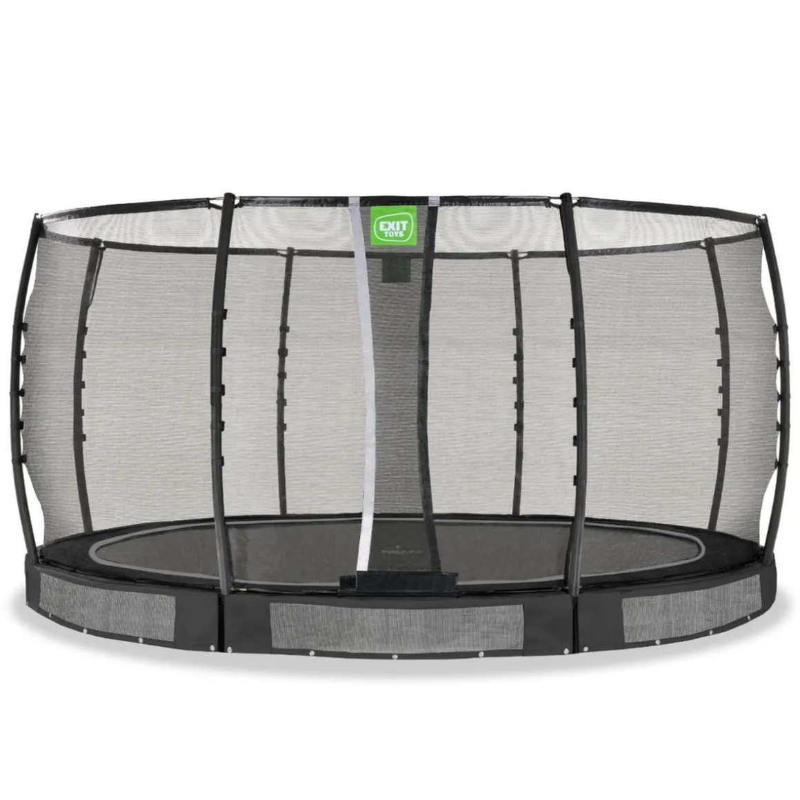 Exit - Cama elástica de suelo Allure Premium 427 cm negro