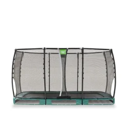 Exit - Cama elástica de suelo Allure Premium 214 x 366 verde