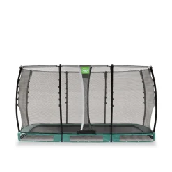 Exit - Cama elástica de suelo Allure Classic 214 x 366 cm verde