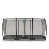 Exit - Cama elástica de suelo Allure Classic 244 x 427 cm negro
