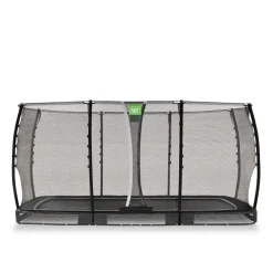 Exit - Cama elástica de suelo Allure Classic 244 x 427 cm negro