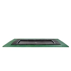 Exit - Cama elástica de suelo Dynamic 275 x 458 cm negro con perímetro de seguridad