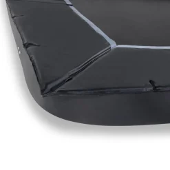 Exit - Cama elástica de suelo Dynamic 275 x 458 cm negro con perímetro de seguridad