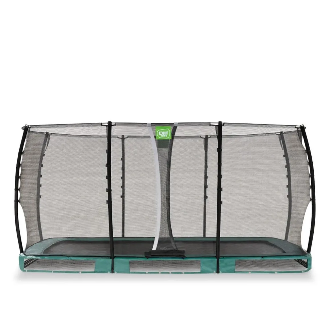 Exit - Cama elástica de suelo Allure Classic 244 x 427 cm verde