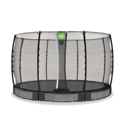 Exit - Cama elástica de suelo Allure Classic 366 cm negro