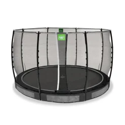 Exit - Cama elástica de suelo Allure Classic 366 cm negro