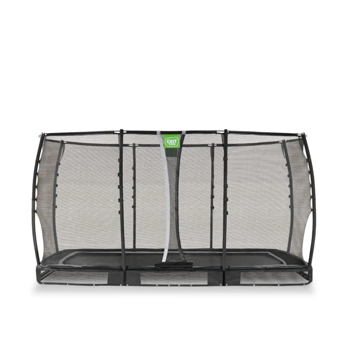 Exit - Cama elástica de suelo Allure Premium 214 x 366 cm negro