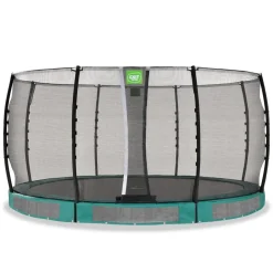 Exit - Cama elástica de suelo Allure Classic 427 cm verde