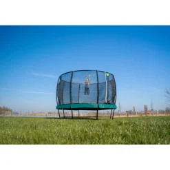 Exit - Cama elástica Lotus Premium 366 cm verde