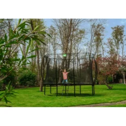 Exit - Cama elástica Silhouette rectangular 244 cm