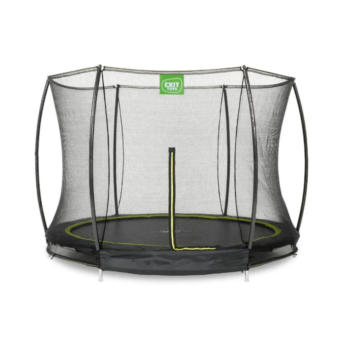 Exit - Cama elástica Silhouette redonda de suelo 244 cm