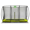 Exit - Cama elástica Silhouette rectangular de suelo verde 244 cm