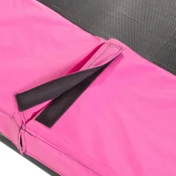 Exit - Cama elástica Silhouette redonda rosa 244 cm