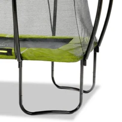 Exit - Cama elástica Silhouette rectangular verde 153 cm