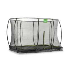 Exit - Cama elástica Silhouette rectangular de suelo 214 cm