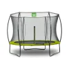 Exit - Cama elástica Silhouette redonda verde 244 cm