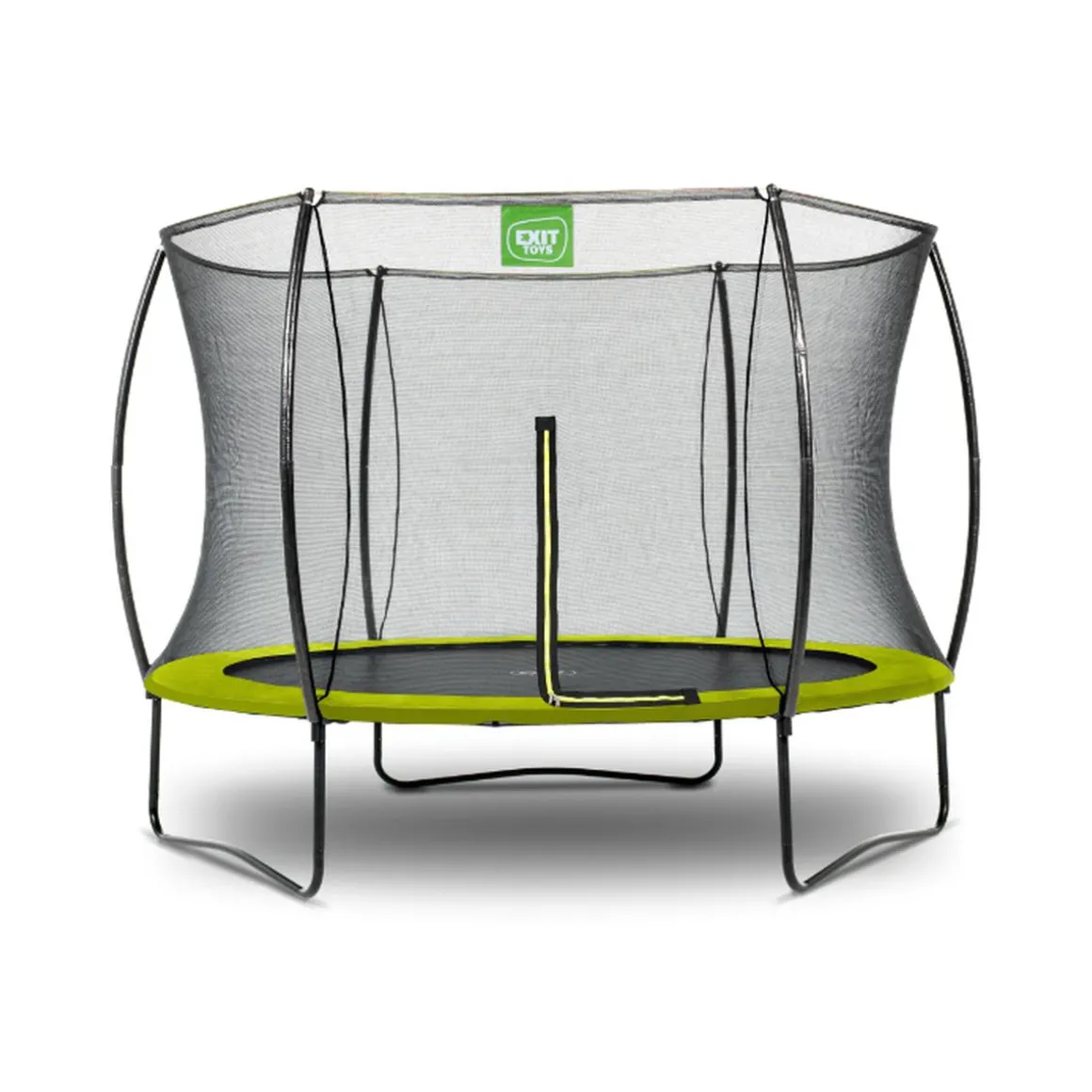 Exit - Cama elástica Silhouette redonda verde 244 cm