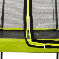 Exit - Cama elástica Silhouette redonda verde 244 cm