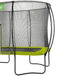 Exit - Cama elástica Silhouette rectangular verde 214 cm