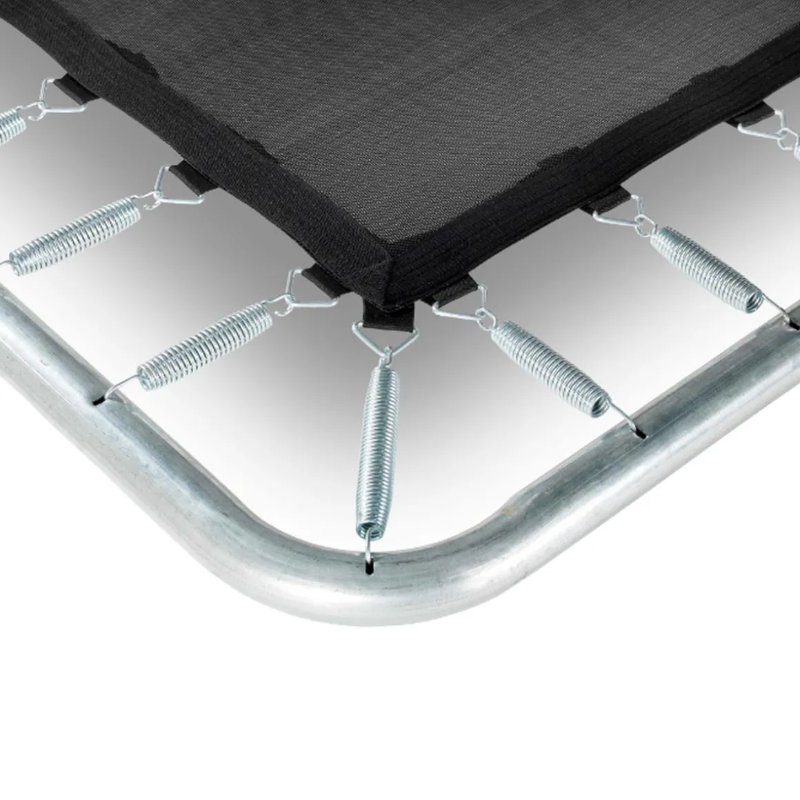 Exit - Cama elástica Silhouette rectangular verde 214 cm