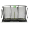 Exit - Cama elástica Silhouette rectangular de suelo 244 cm