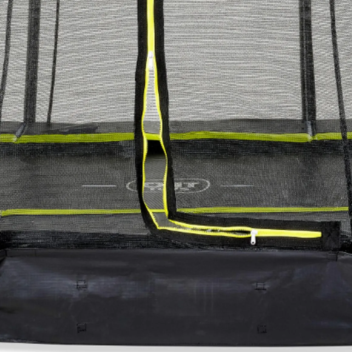 Exit - Cama elástica Silhouette rectangular de suelo 244 cm