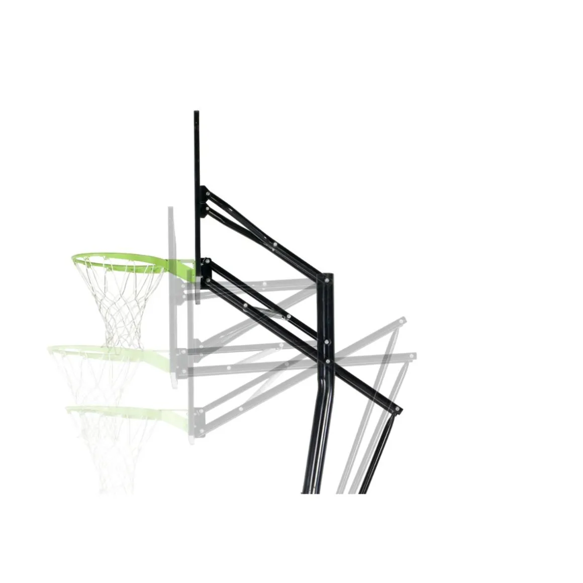 Exit - Canasta de baloncesto Galaxy para suelo con aro para mates