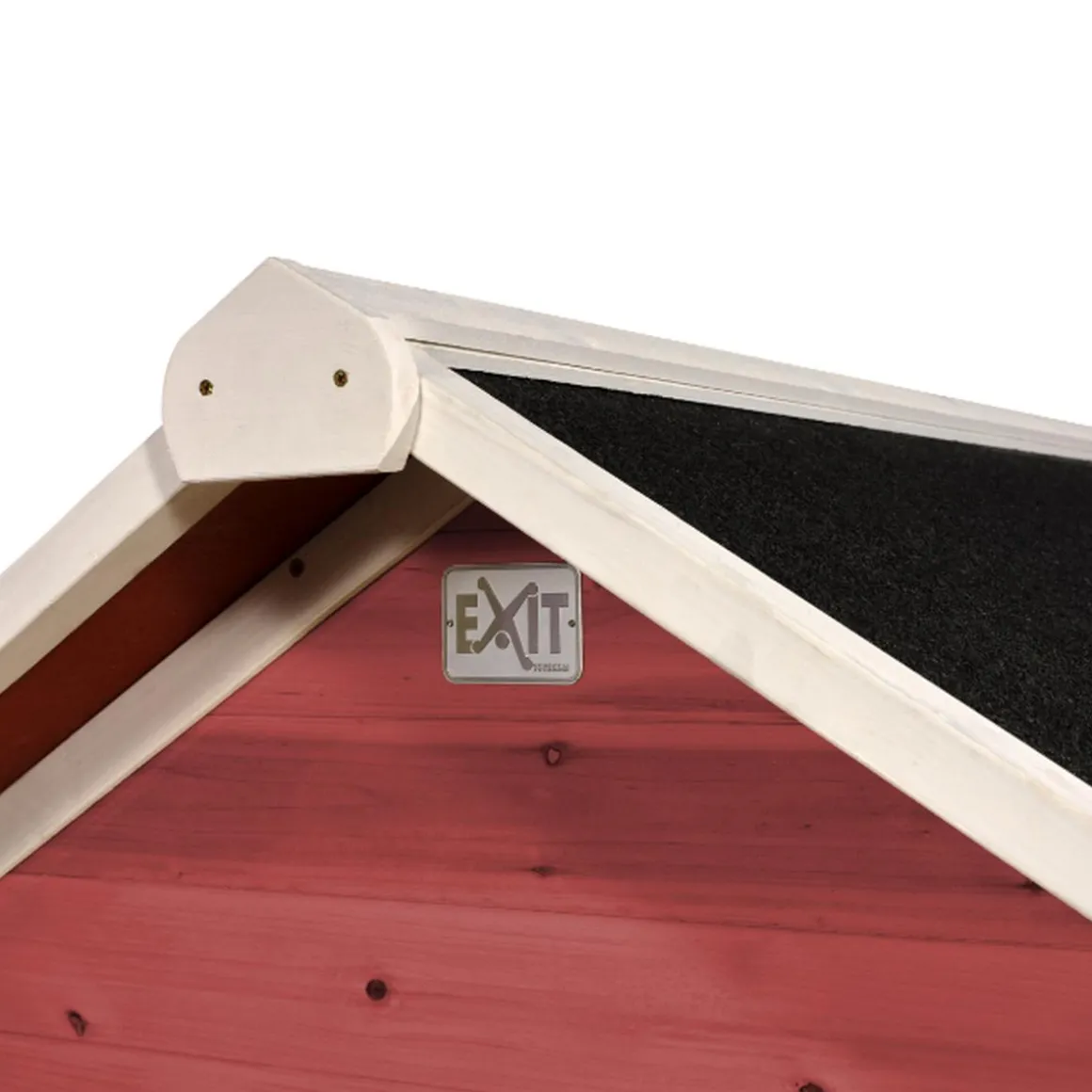 EXIT - Casita Loft de madera roja