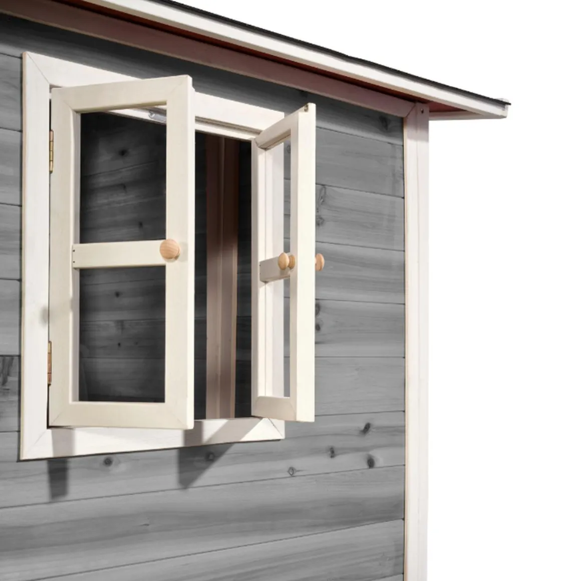 EXIT - Casita Loft de madera gris