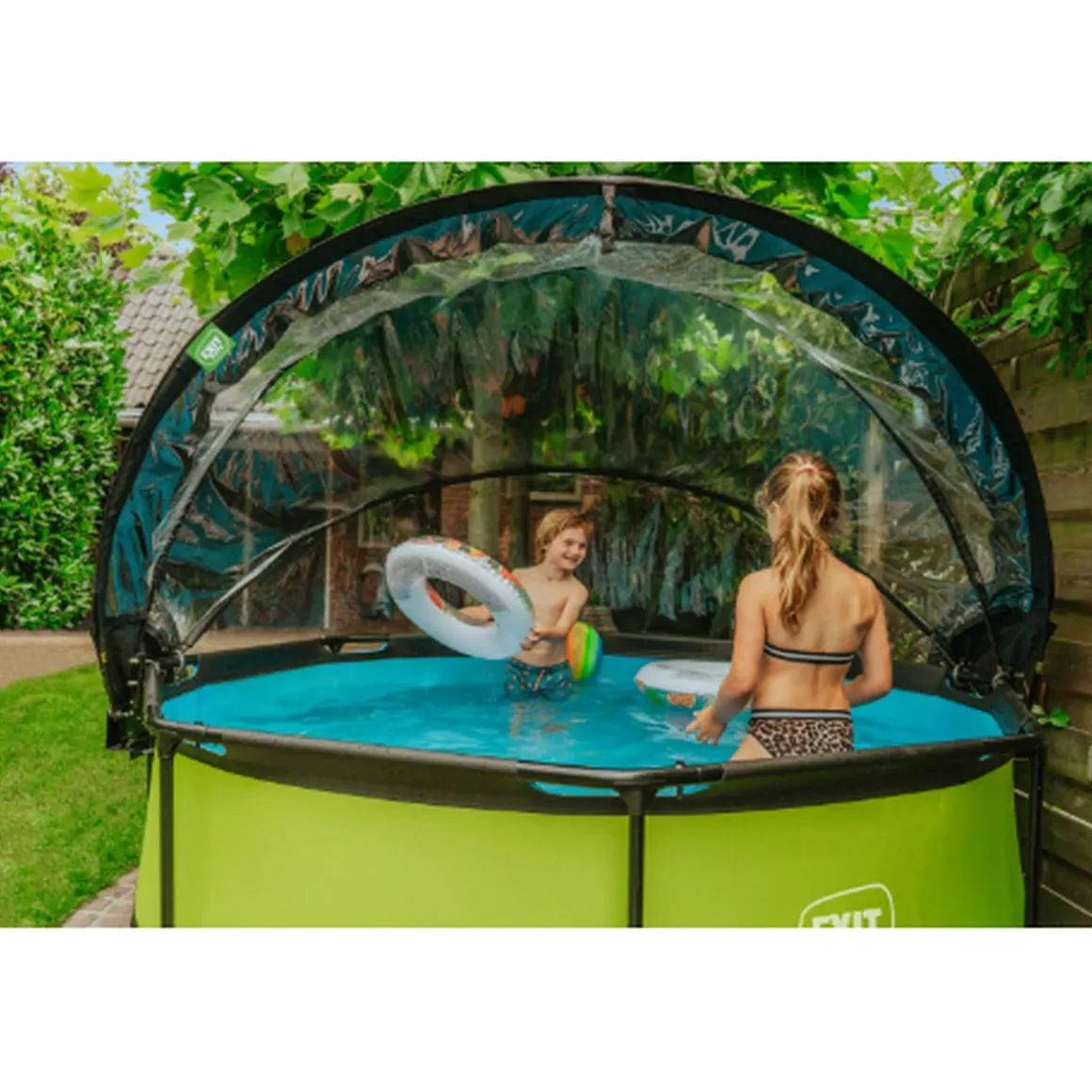 EXIT - Cúpula de piscina redonda 244 cm