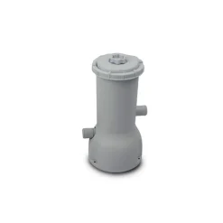Exit - Piscina Stone gris diámetro 450 x 122 cm con filtro de cartucho