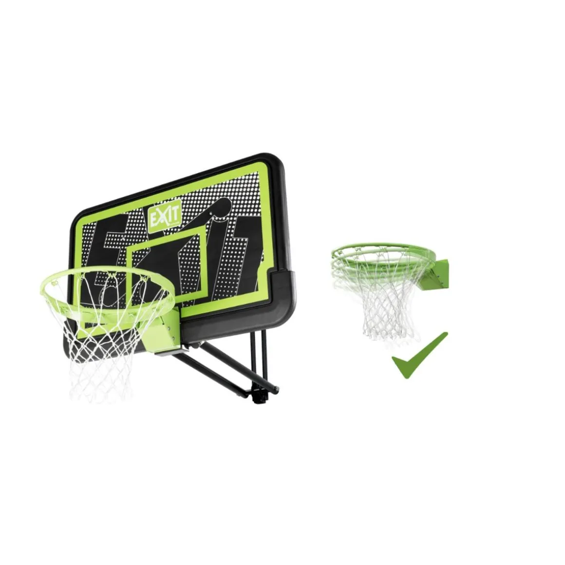Exit - Tablero de baloncesto Galaxy para pared con aro para mates