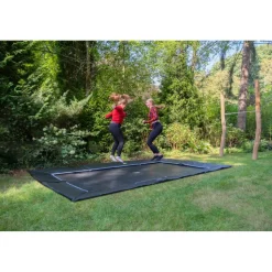 Exit - Trampolín deportivo de suelo Dynamic 305 x 519 cm negro