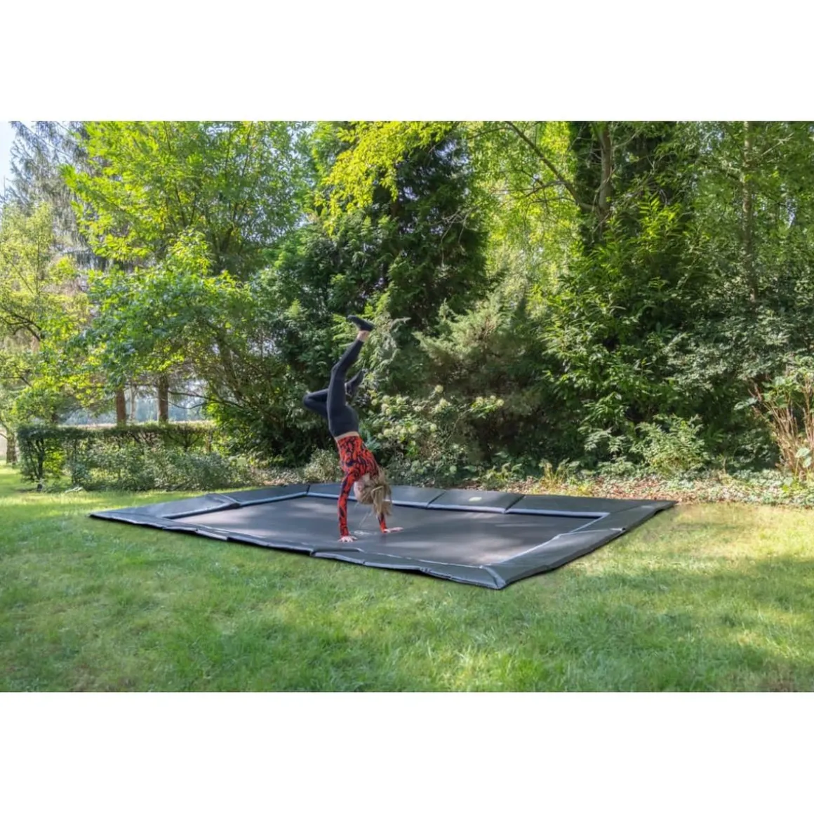Exit - Trampolín deportivo de suelo Dynamic 305 x 519 cm negro
