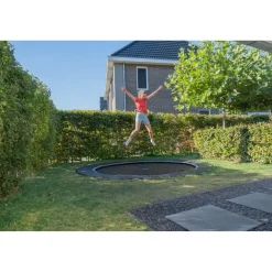 Exit - Trampolín deportivo de suelo Dynamic 366 cm negro