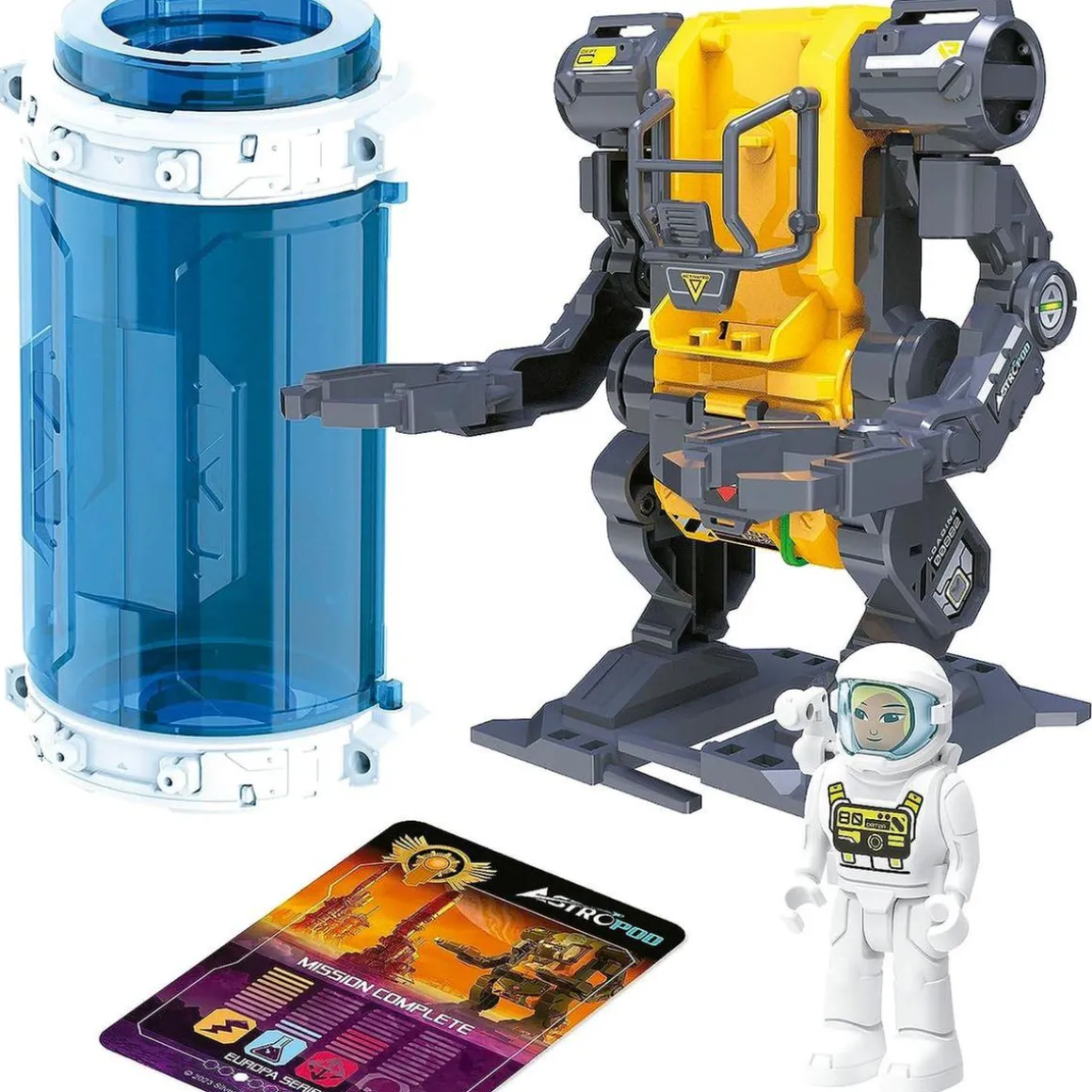 Exoesqueleto astropod: construye, juega y observa tu robot cobrar vida con motor a pilas ㅤ