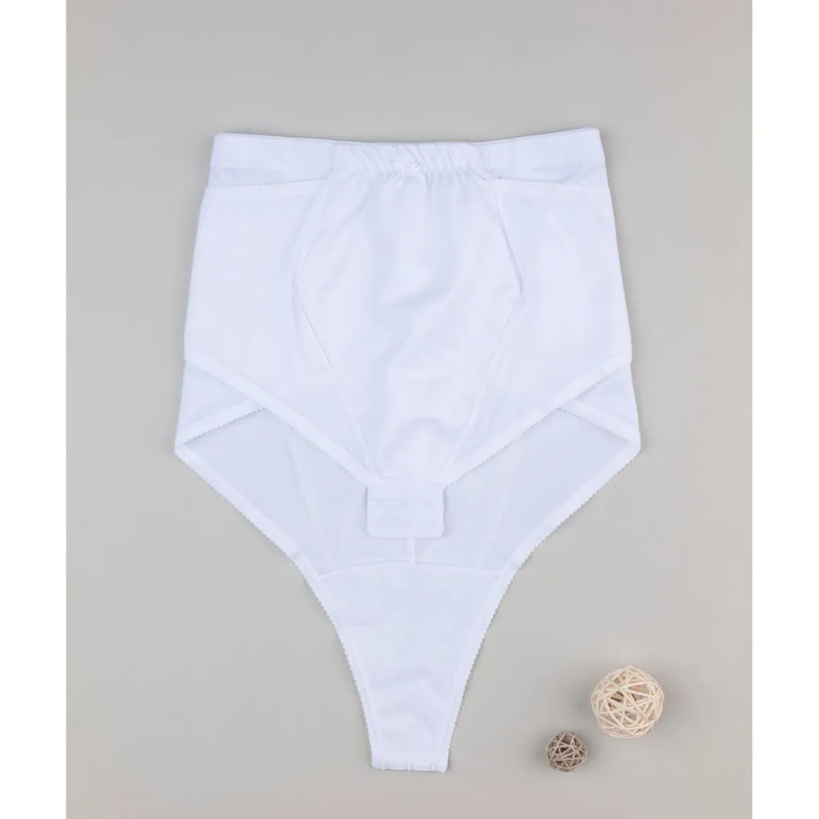 Faja de embarazo blanca con cierre de velcro