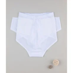 Faja de embarazo blanca con cierre de velcro