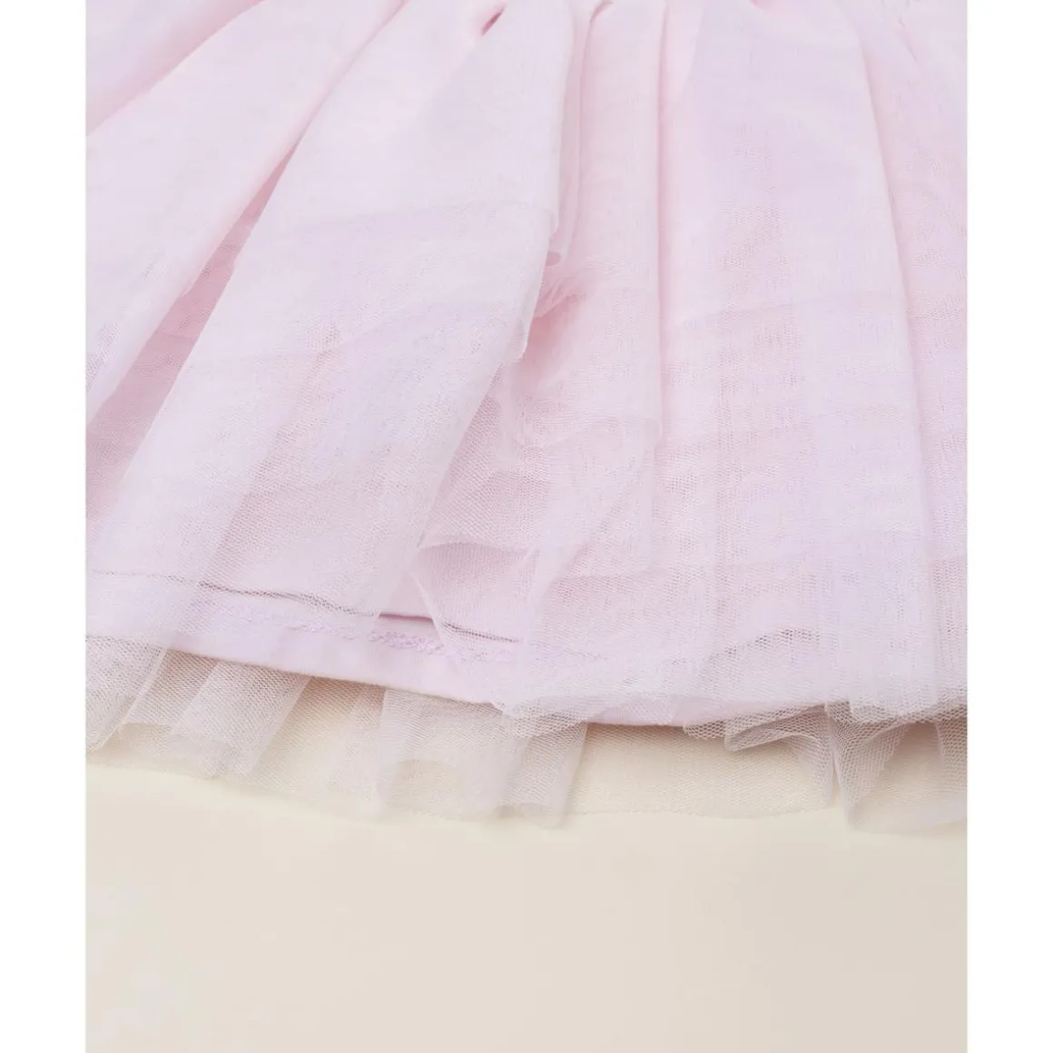 Falda de tul rosa niña