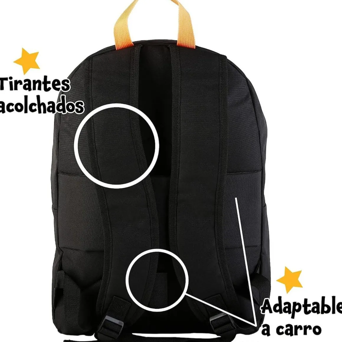 Famosa - Fortnite - Mochila escolar multicolor grande Fortnite Durrr Americana Unisex