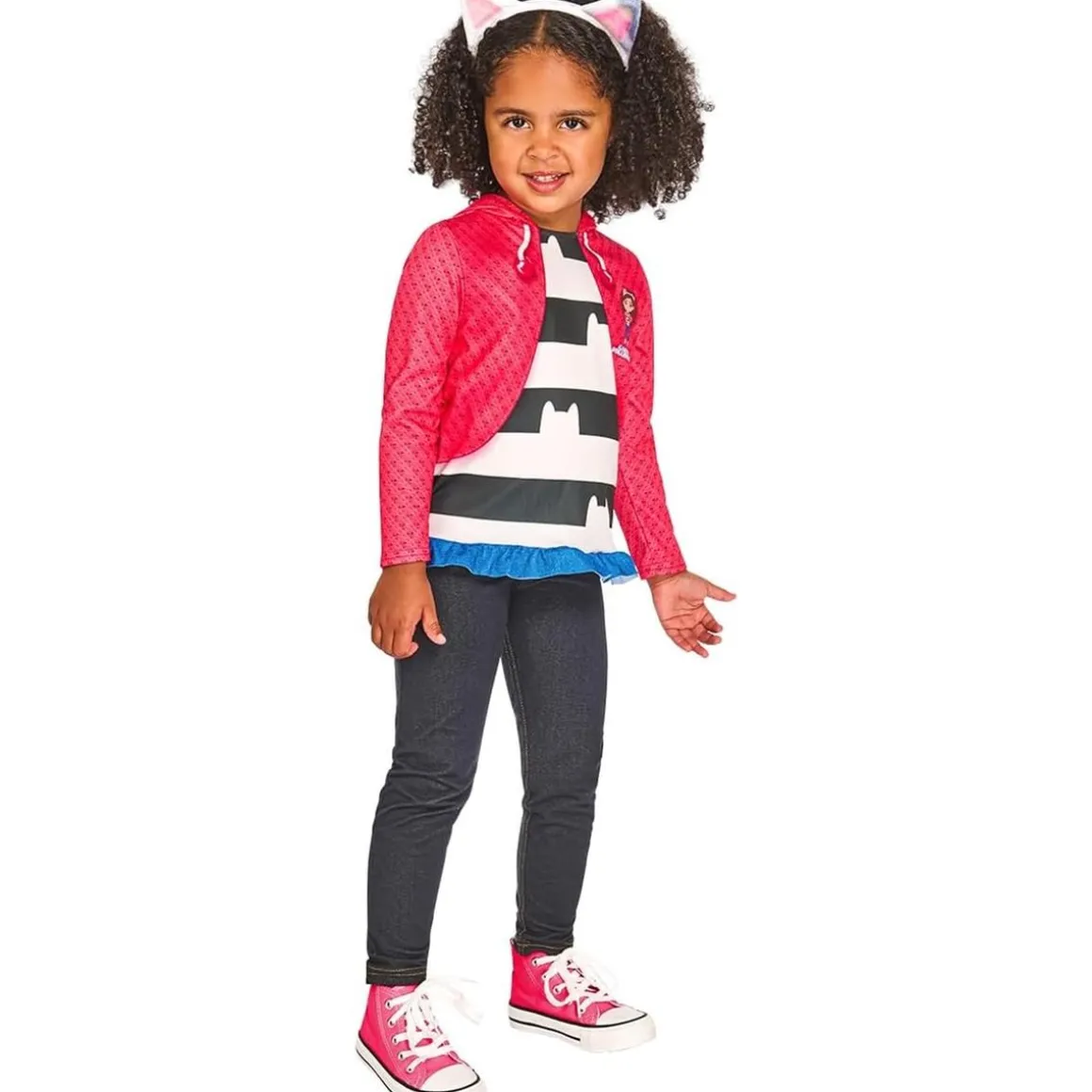 Gabby's Dollhouse - Conjunto camiseta efecto chaqueta y diadema 3-4 años
