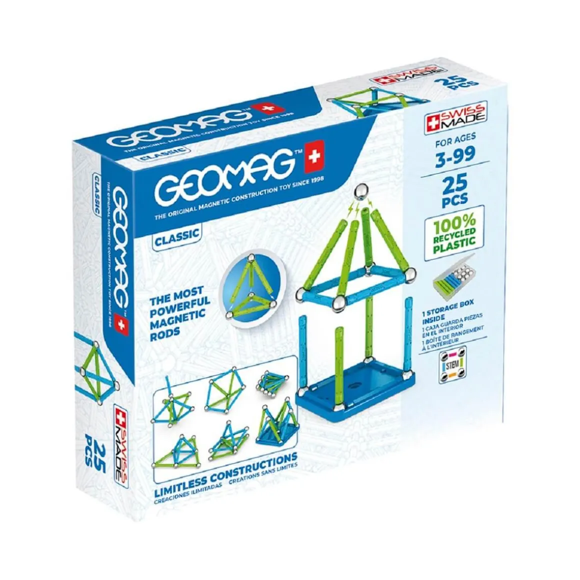 Geomag - Green 25 piezas
