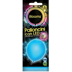 Globo LED azul claro