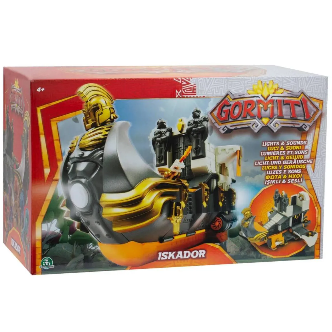 Gormiti - Playset Barco Iskador S3 luces y sonidos