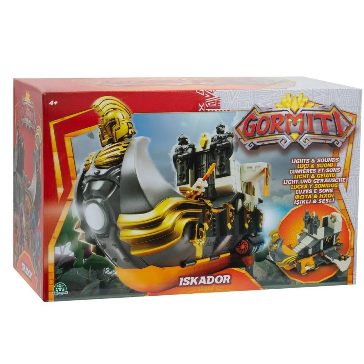 Gormiti - Playset Barco Iskador S3 luces y sonidos