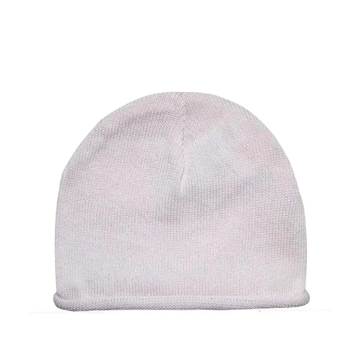 Gorrito rosa de algodón para recién nacida