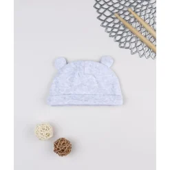 Gorro niño gris con perrito