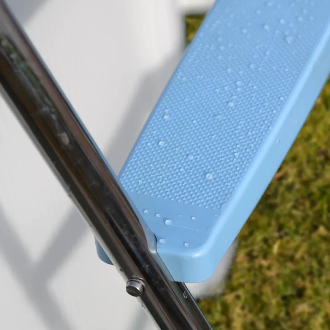 Gre - Escalera de 142 cm para piscinas de 132 cm
